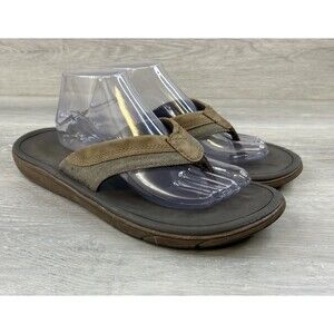 RedHead Brand Co Perth Mens Sandals Slip On  Brown Flip-Flop Size 10